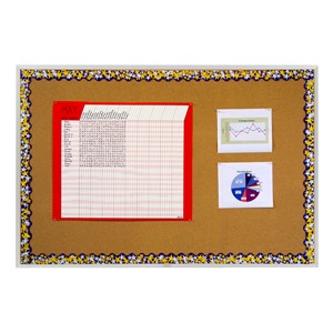 Natural Cork Board w/ Aluminum Frame